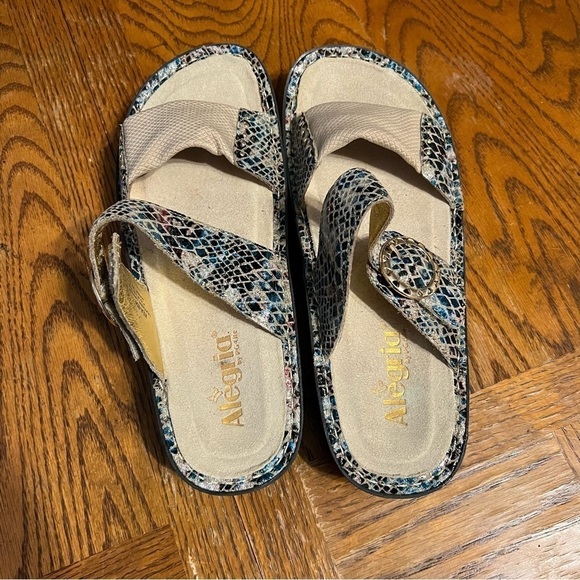 Alegria Keara Fawn Fancy Slide Sandal Sz EU 41 or US 10.5-11 Comfort Shoe - Picture 5 of 12
